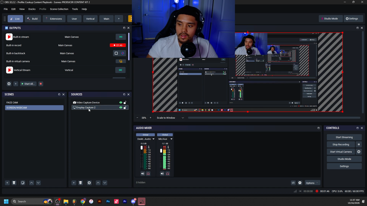 Lock your OBS layout