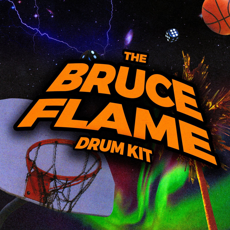 Bruce Flame Drum Kit