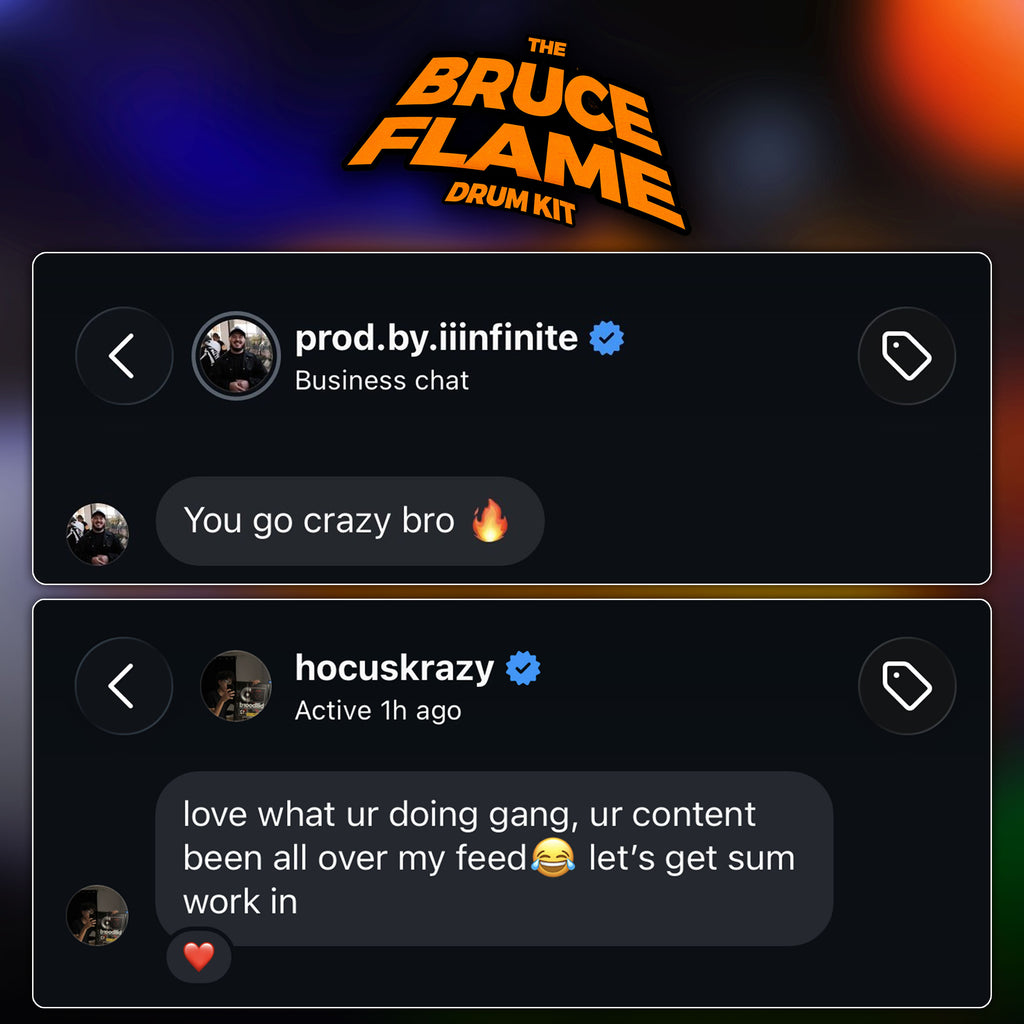 BRUCE FLAME DRUM KIT